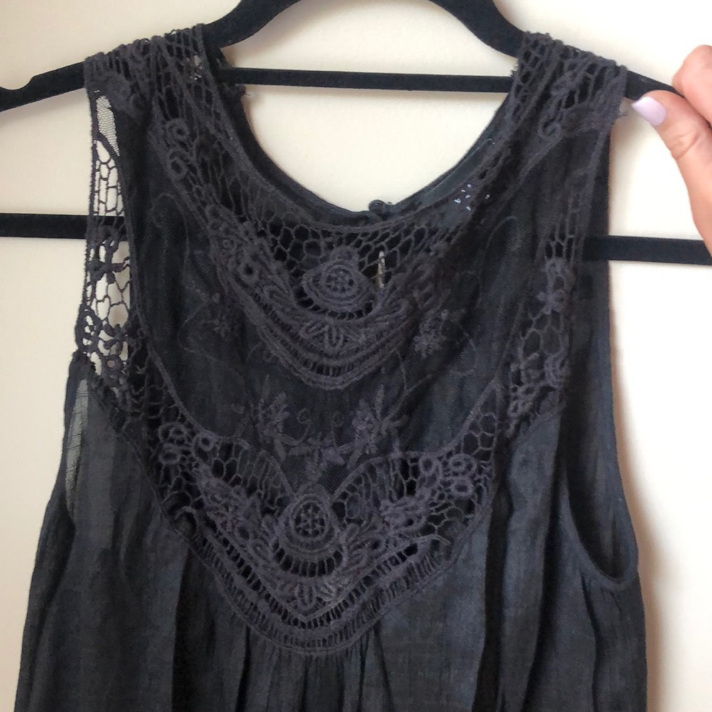 Blake lace neck tank
